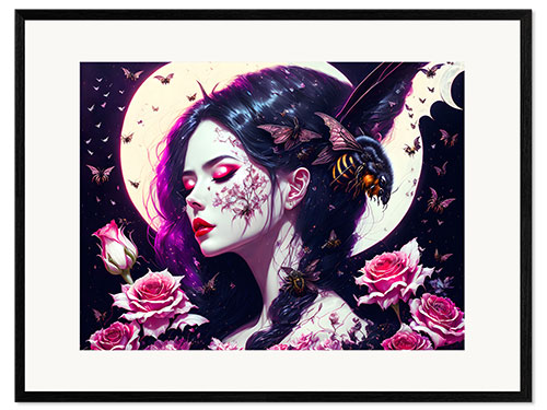 Framed art print Vampire Girl II