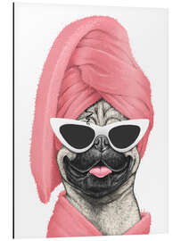 Magnettafel Wellness Mops