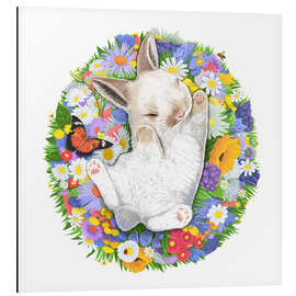 Magnettafel Kleiner schlafender Hase