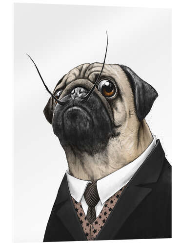 Obraz na szkle akrylowym Pug Salvador Dalí