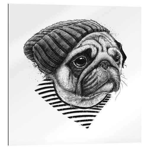 Gallery print Sailor Pug