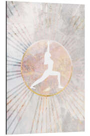 Aluminium print Sun Yoga I