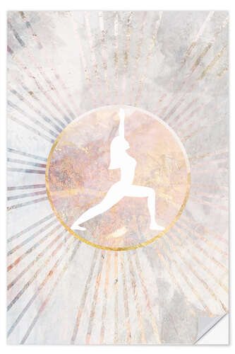 Wandsticker Sun Yoga I