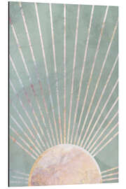 Tableau en aluminium Emerald Sun