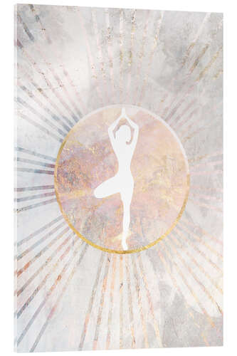 Acrylic print Sun Yoga II