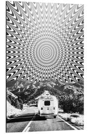 Magnettafel Hippie Trippy Van