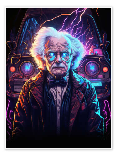 Poster Back in Time Professor