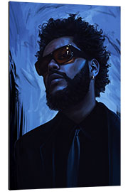 Aluminium print The Weeknd