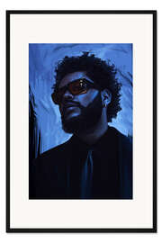 Gerahmter Kunstdruck The Weeknd