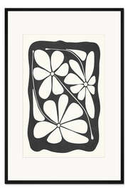 Gerahmter Kunstdruck Abstract Petals