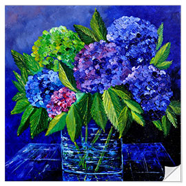 Sticker mural Hydrangeas