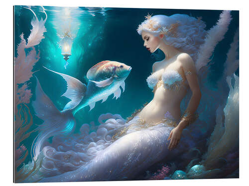 Galleriprint Mermaid with Fish