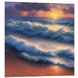 Foam board print Fantaasy Sea Beach II