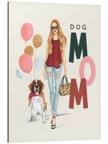 Aluminiumsbilde Dog Mom