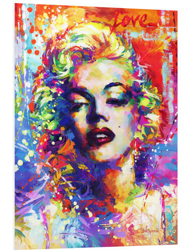 Foam board print Marilyn Monroe II