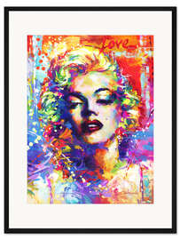 Gerahmter Kunstdruck Marilyn Monroe II