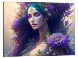 Magnettafel Flower Girl I