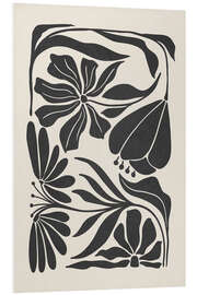 Foam board print Organic Florals I