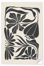 Sticker mural Organic Florals I