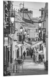 Magnettafel Cafés und Restaurants in der Altstadt von Nerja, Spanien