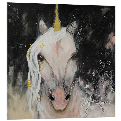 Foam board print Unicorn - Dance with Magic