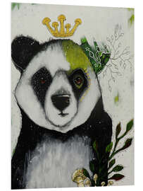 Foam board print Panda with Crown