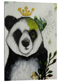 Galleritryk Panda with Crown