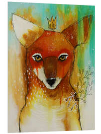 Foam board print Cute Fox King