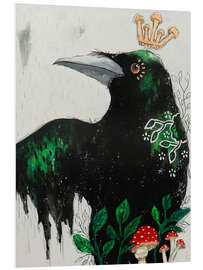 Foam board print Crow - Melody of the Forest