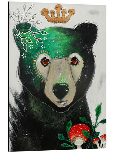 Tableau en aluminium The Bear King