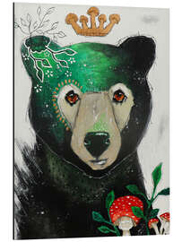 Aluminium print The Bear King