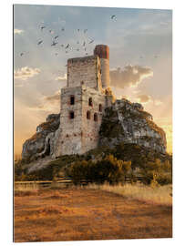 Gallery print Castle Ruins at Sunrise