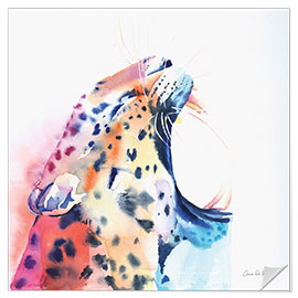 Sticker mural Wild Leopard