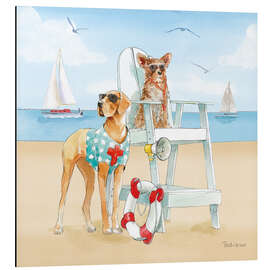 Magnettafel Sommerspaß am Strand