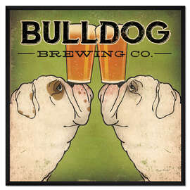 Gerahmter Kunstdruck Bulldog Brewing Company