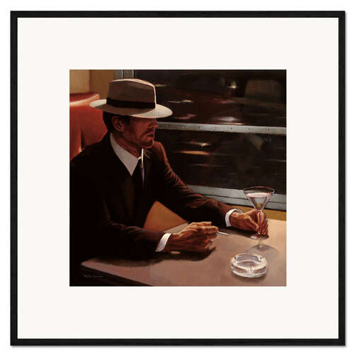 Framed art print A Dry Martini for the Man