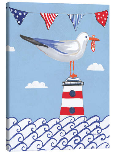 Quadro em tela Coastal Bird I