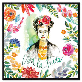 Gerahmter Kunstdruck Fridas Blumenfantasie