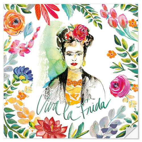 Sticker mural Fridas Flower Fancy