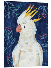 Quadro em PVC Tropical Cockatoo