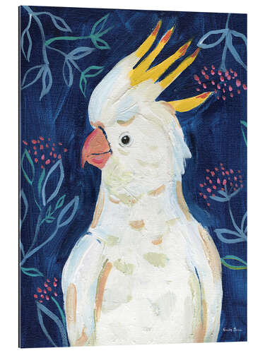 Tableau en plexi-alu Tropical Cockatoo