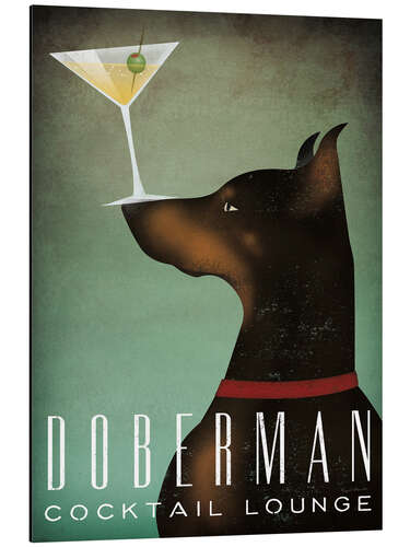 Stampa su alluminio Doberman Martini