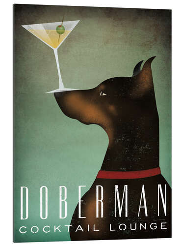 Quadro em plexi-alumínio Doberman Martini