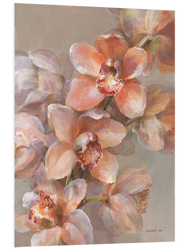 Foam board print Delicate Orchid