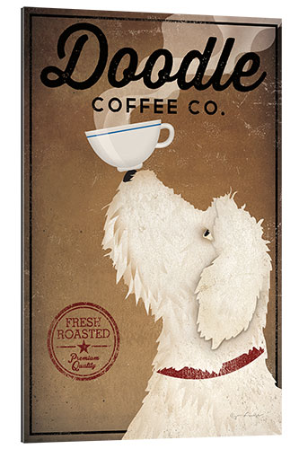 Cuadro de plexi-alu Doodle Coffee