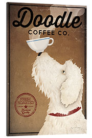 Cuadro de plexi-alu Doodle Coffee