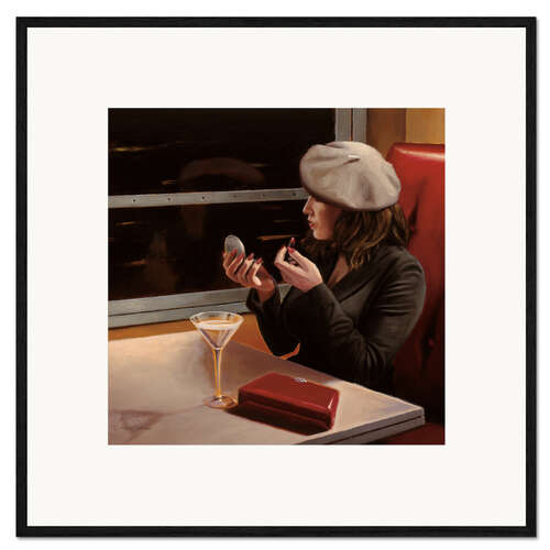 Impresión de arte enmarcada A Dry Martini for the Lady