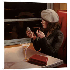 Magnettafel Ein trockener Martini für die Dame