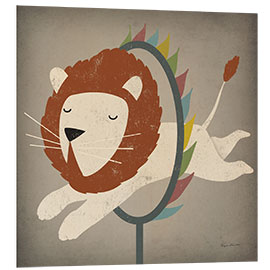 Foam board print Circus Lion