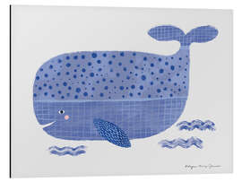 Magnettafel Fröhlicher Wal